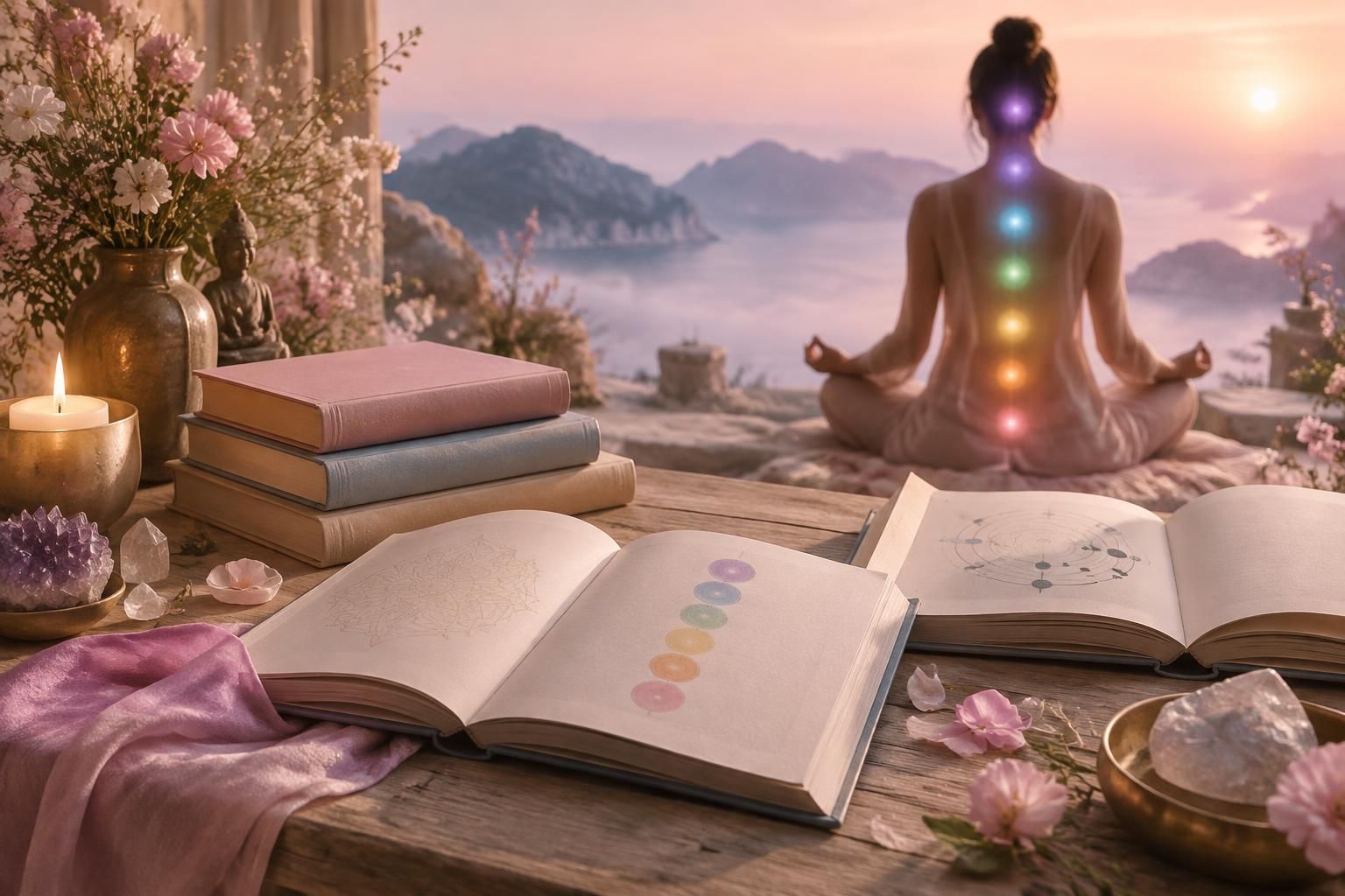 Guides & Enseignements découvrez les livres de référence pour comprendre les chakras, leur signification et leur influence sur l’équilibre du corps et de l’esprit.