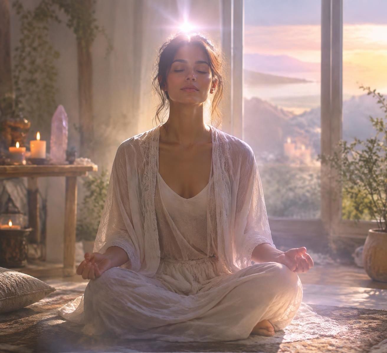 découvrez le chakra couronne, centre de spiritualité et de conscience, et explorez comment il favorise une connexion au-delà du mental.